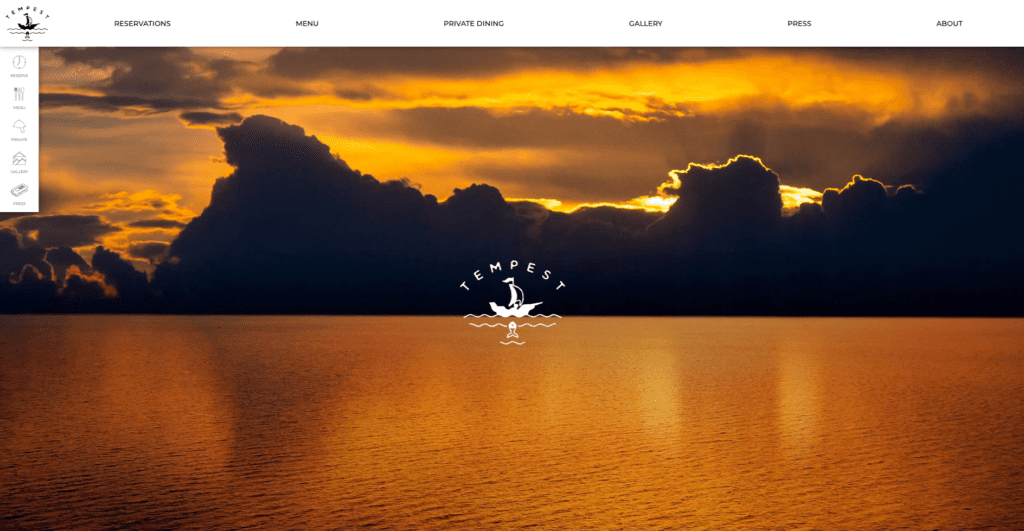 Tempest Website Design Development