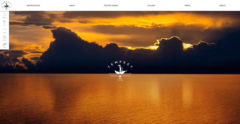 Tempest Website Design Development