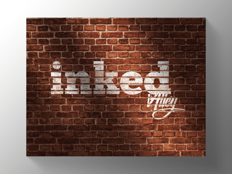 inked alley logo graphic design